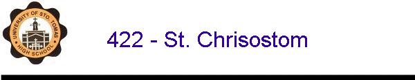422 - St. Chrisostom