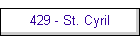 429 - St. Cyril