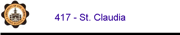 417 - St. Claudia