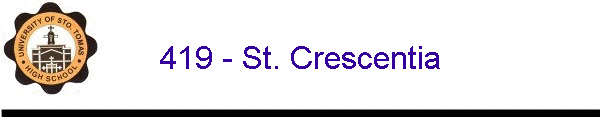 419 - St. Crescentia